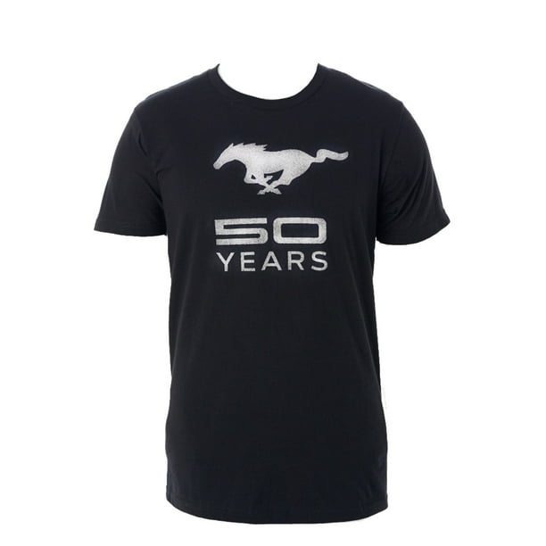 Licensed Ford Mustang 50 Years Anniversary T-Shirt Licensed Ford Mustang 50 Years Anniversary T-Shirt